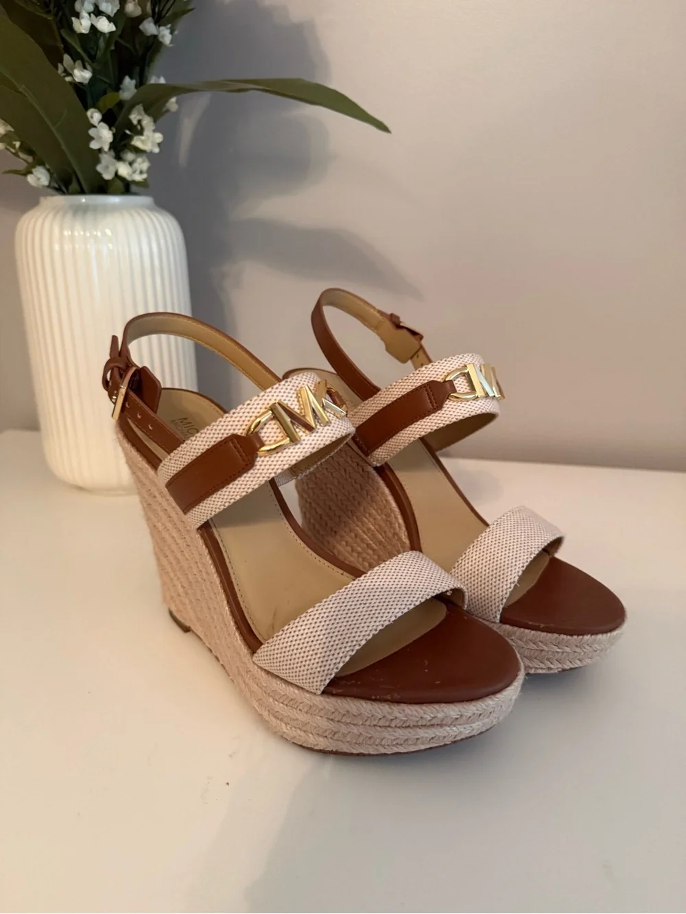 Michael Kors Wedge Espadrille Sandals